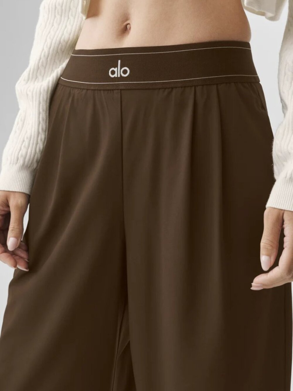 Alo Yoga Suit Up Trousers Espresso Regular 30" Inseam🚀Quick Ship Guarantee🤗 - Picture 4 of 8